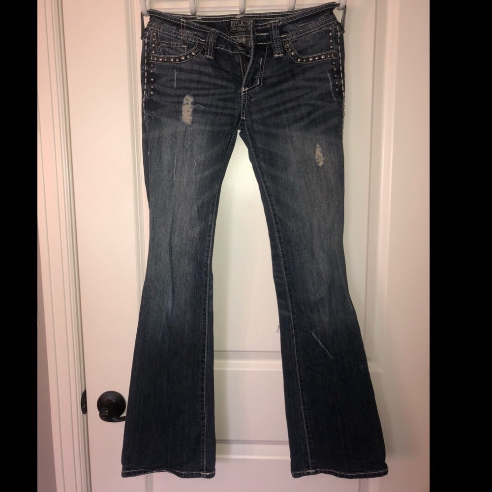 Cute Flared Affliction Jeans